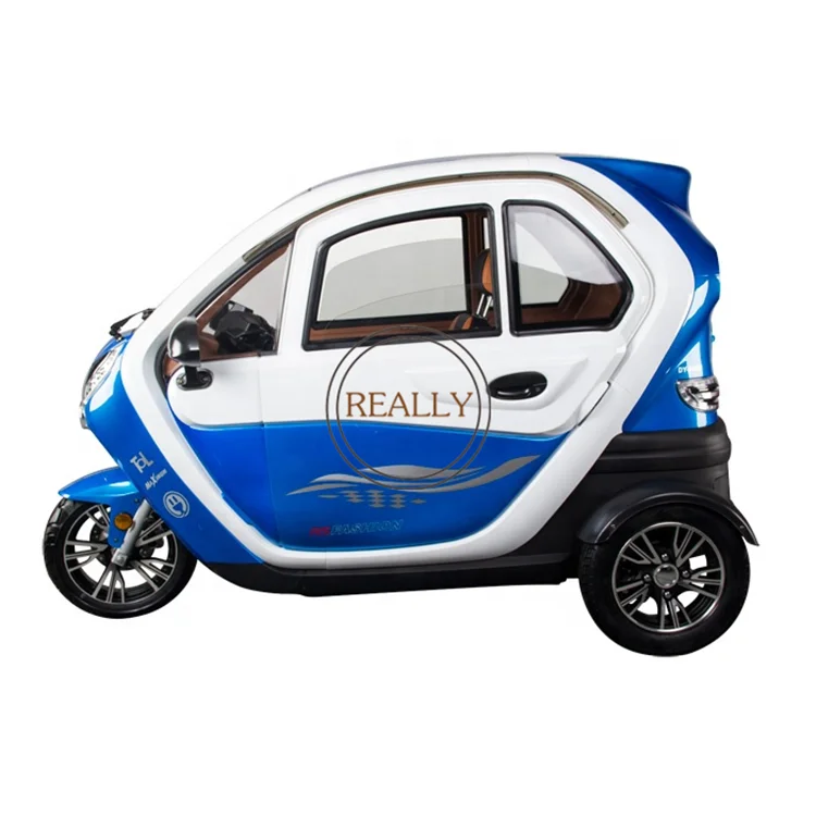 Colorful Electric Tricycle For Adults 3 Wheel Tuk Tuk Car Elderly  Mobility Scooter Rickshaw Trike