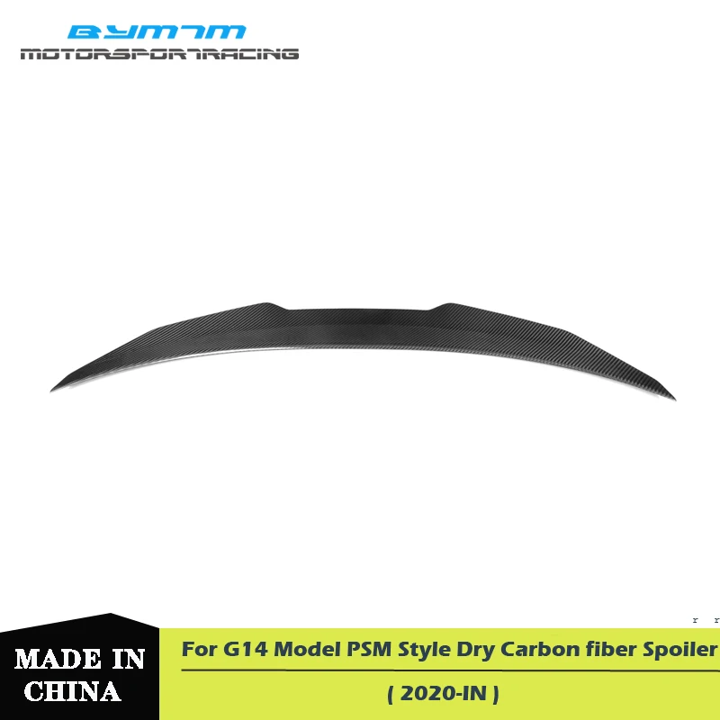 

Car exterior decoration PSM Style Excellent Dry Carbon fiber Spoiler For BMW 8 Series G14 F91 M8