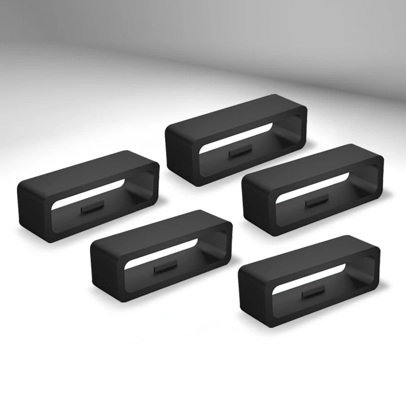 5 шт., резиновые ремешки для часов, 18/20/22/24 мм