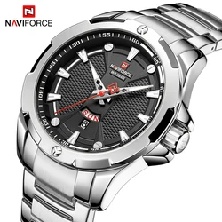 NAVIFORCE Top Luxury Watch Gold Sport Watches For Men Military Quartz Wristwatch Casual Waterproof Clock Male Relogios Masculino