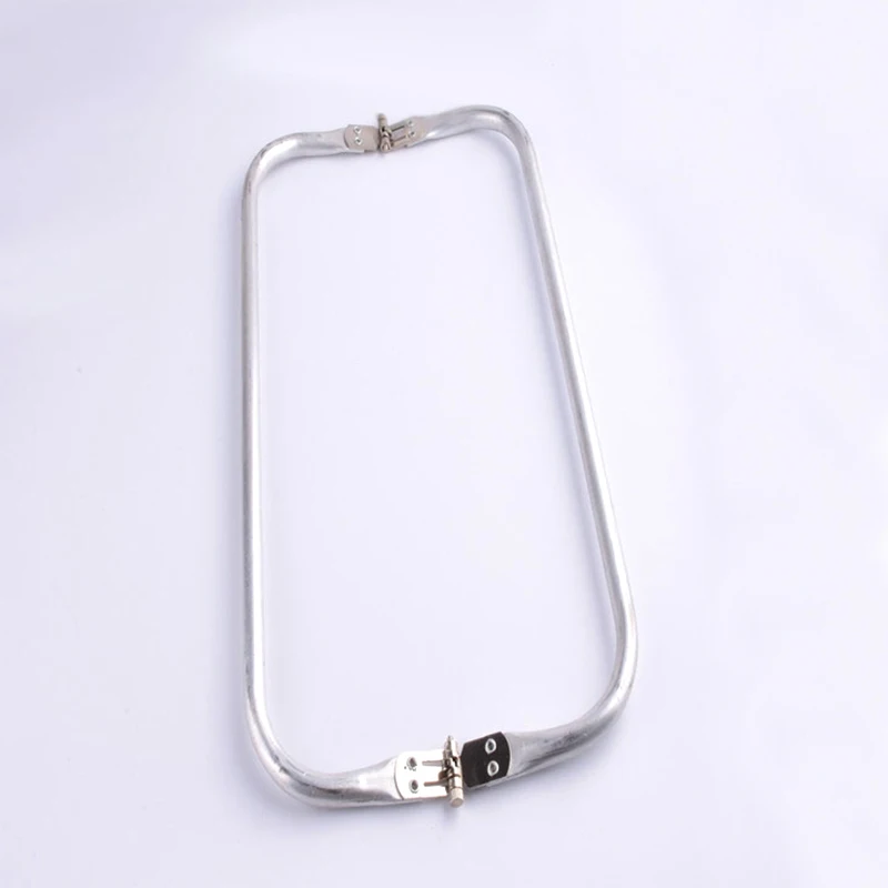 Clutch Bag Parts 20/25/30cm Metal Bag Frame For Doctor BagsPurse Frame Metal Aluminium Tube Frame Bag Handle Accessories