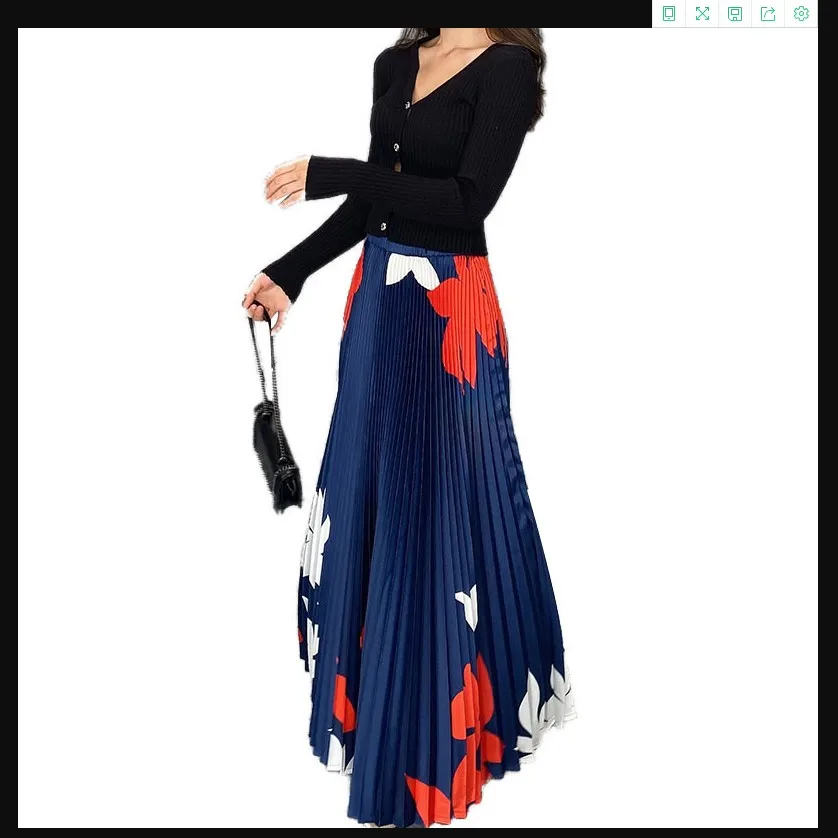 

HOT SELLING Miyake print pleated skirt wais skirts IN STOCK