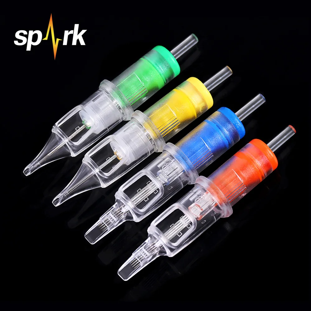 NEW SPARKCARTRIDGE Tattoo Needles Truecolor Cartridge Round Liner(0.30mm＆0.35mm needle)RL/RS/RM/M1 20pcs/lot