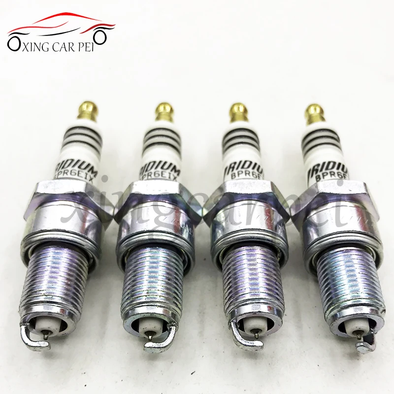 Brand New 4pcs iridium Spark Plug BPR6EIX 6637 for AUDI for BMW for SUBARU for NISSAN for BPR6EIX-6637