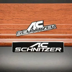 AC aluminum Emblem Sticker For  AC Schnitzer M M3 M5 E46 E39 E36 E34 E90 X1 X3 X5 X6 Auto Accessories