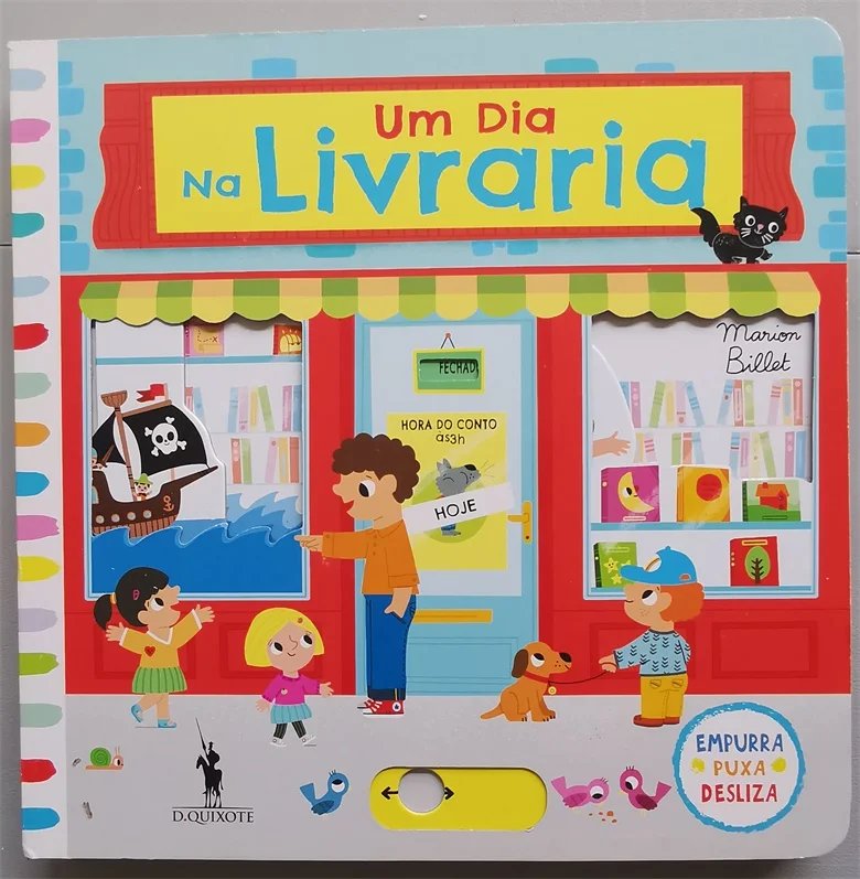 

Parent Child Kids Toddler Trottie Baby Portuguese Book Early Education Cute Picture Story Game Cardboard Libros Book Age 1 up