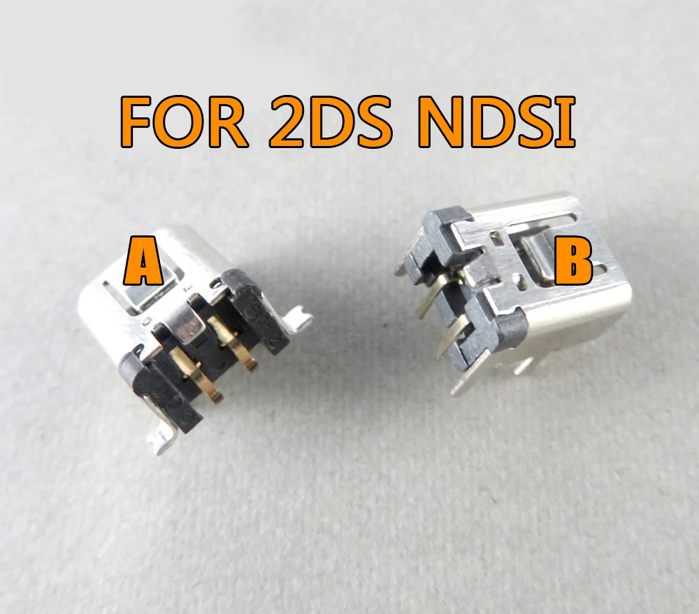 10PCS FOR 2DS Power Charging Interface Socket Charging Module/Port Connector For 2DS FOR NDSI Console Power Supply Socket