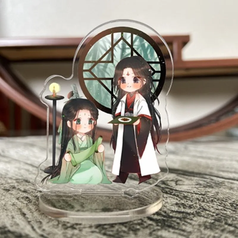 Anime Scum Villain Self Saving System Shen Qingqiu Luo Binghe Cosplay Acrylic Keychain Stand Figure Cute Bag Pendant Key Rings