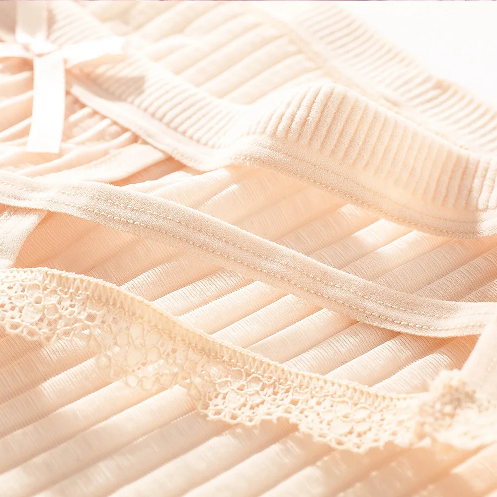 Cross Strap Sexy Panties Women Seamless Nude Lace Trim Ladies Briefs Cotton Crotch Low Waist Sexy Underwear Women Lingerie