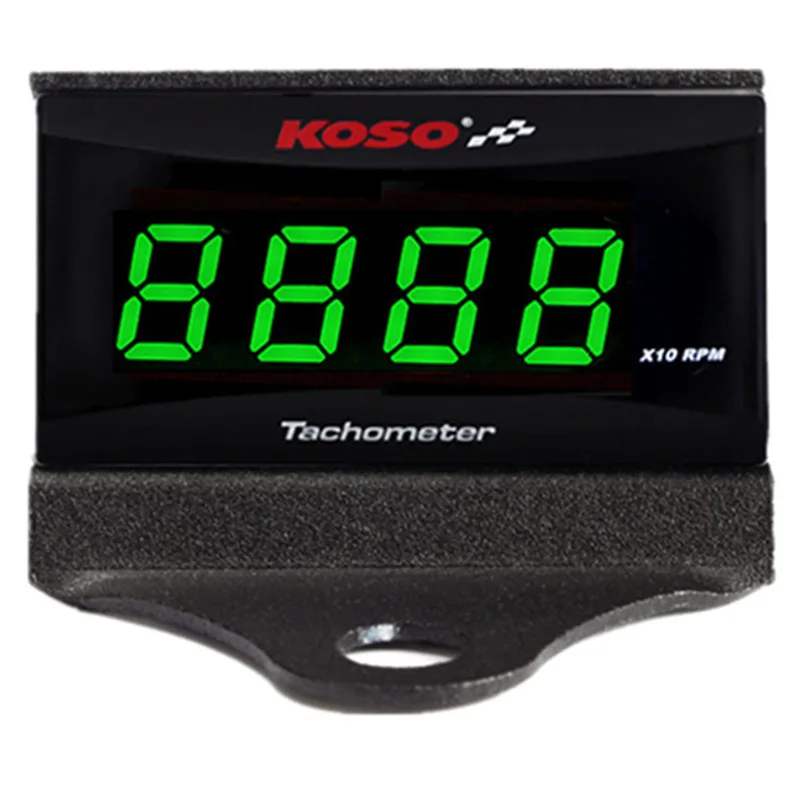 koso Motorcycle Square Mini RPM gauge Digital tachometer rpm LED Digital for Racing And Scooter