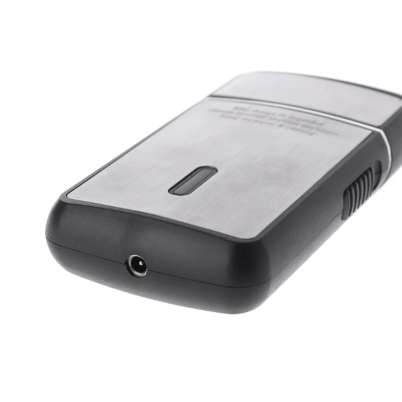 Maquinilla afeitar eléctrica portátil para hombre, recargable por USB afeitadora delgada, para casa viaje