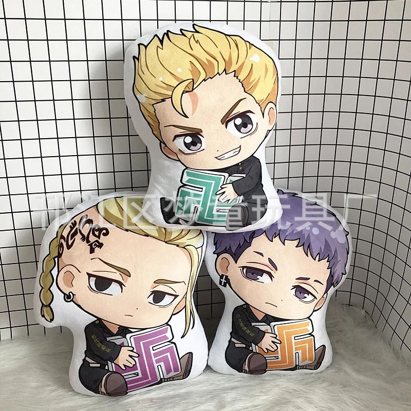 10cm Tokyo Revengers Plush Plushie Doll Pendant Manjiro Ken Takemichi Hinata Atsushi Plush Kawaii Anime Plush Stuffed Doll Toys