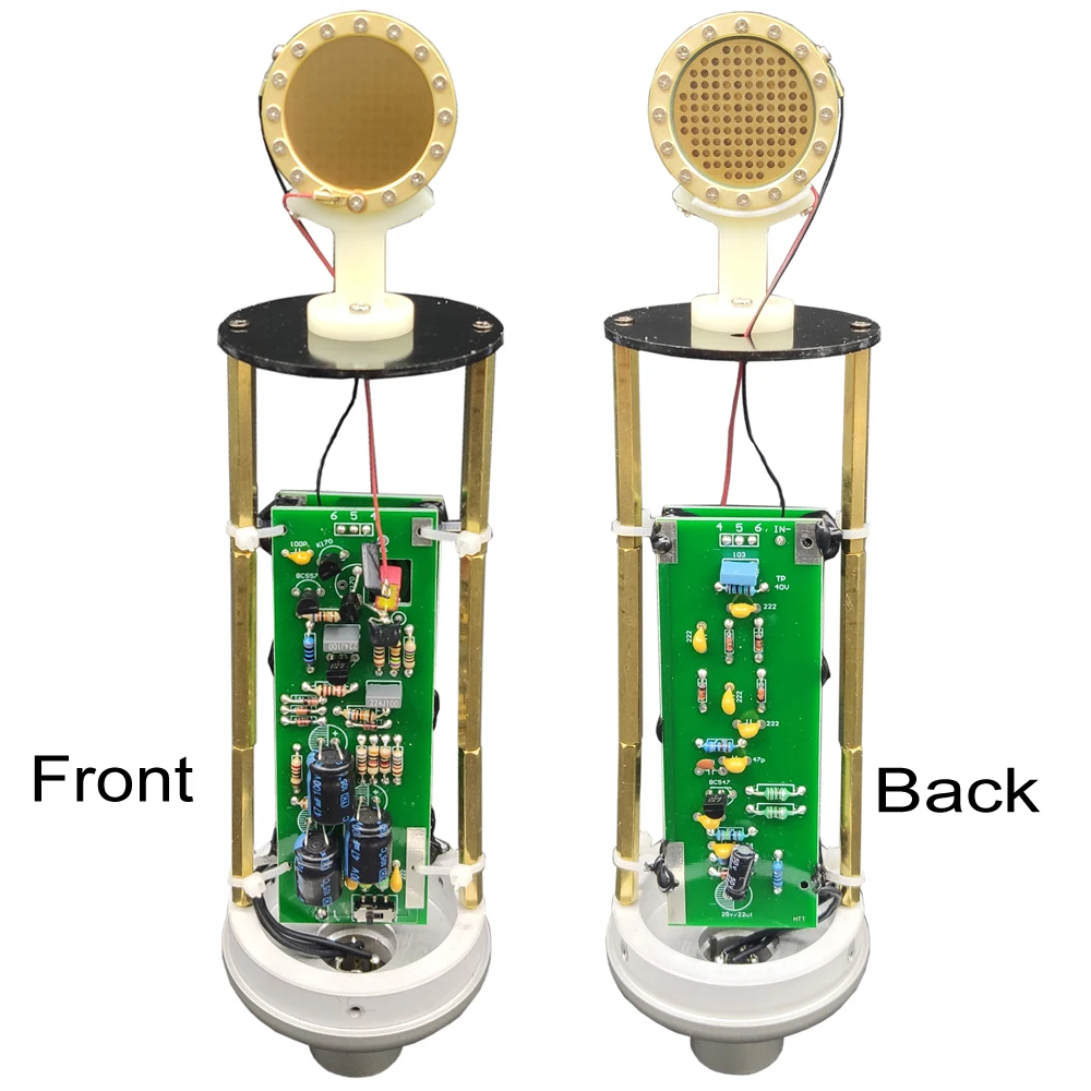 DIY MA-U47 Condenser Microphone Music Record 34mm Large Diaphragm Capsule Cardioid High Quality