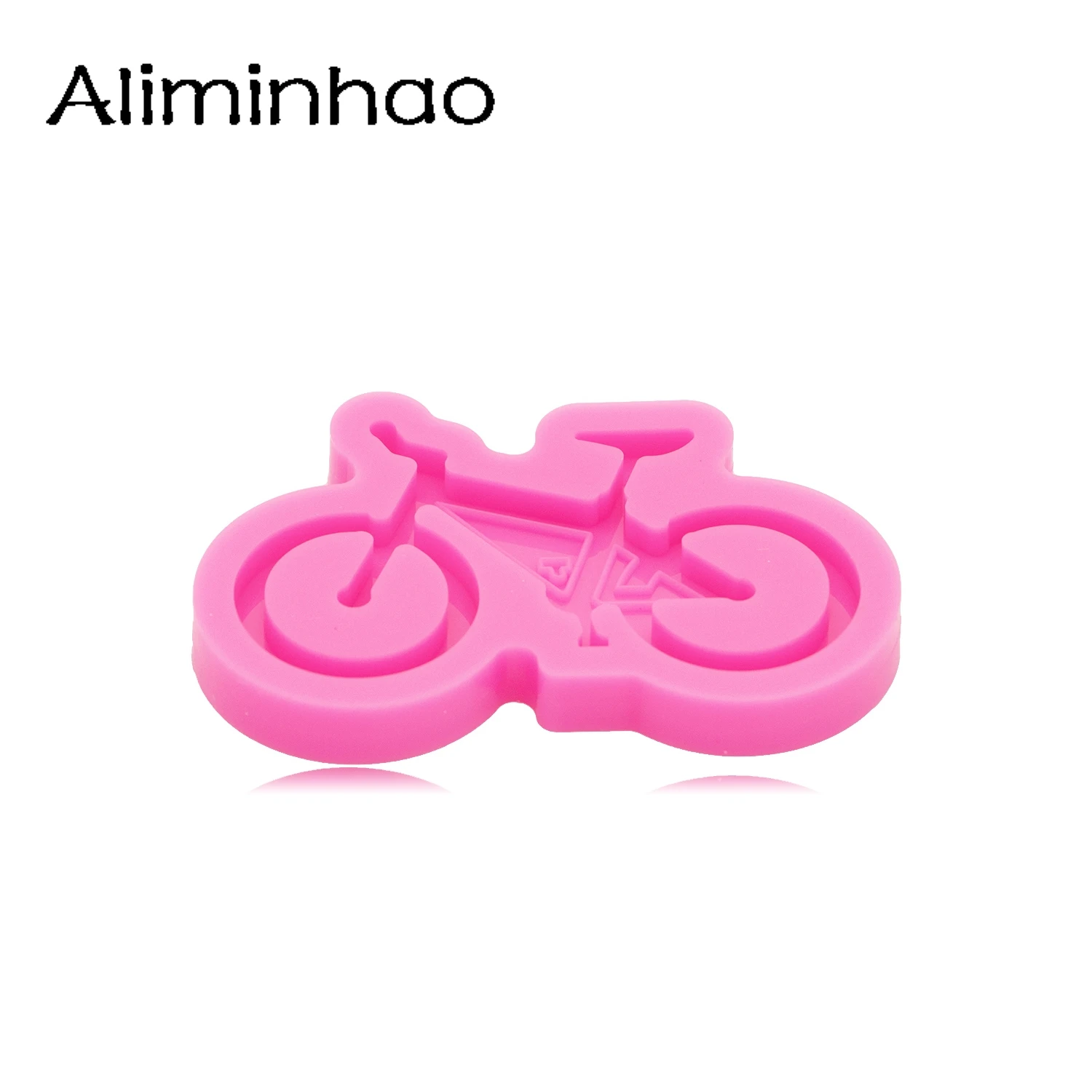 DY1049 Shiny Mini Bike Bicycle Keychain Resin Silicone Mold, Crafting Mold Making With Epoxy for Jewellery, Mold for Chocolate