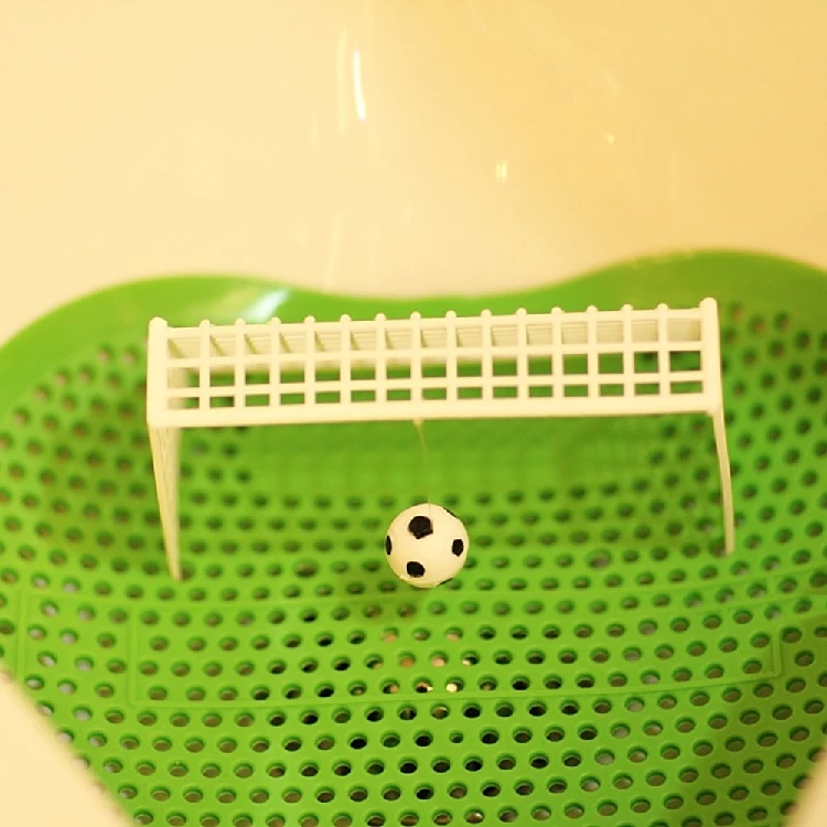 Goal Urinal Football Shooting Mat Urinal Male Toilet Urinal Tool Leather Pad Deodorant Clean Aromatic Bathroom Men's N0S3