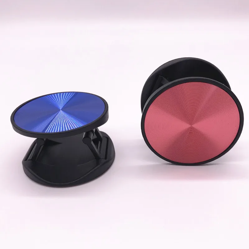 1pcs Metal Plate round pocket mobile phone folding stretch bracket Phone Holder support