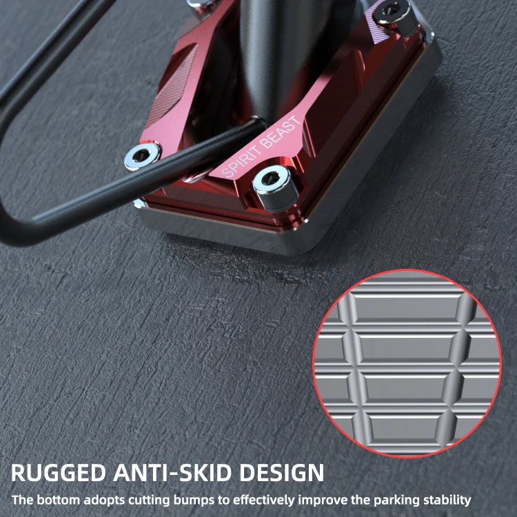 Spirit Beast Motorcycle Foot Support pad Accessories Side Stand Pad Extension Side support pad For VOGE 300RR 300R 300AC 300DS