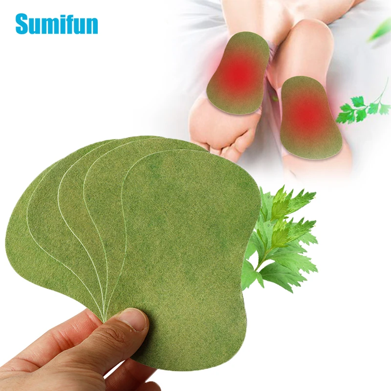 6pcs Detoxification Wormwood Foot Patch Pain Relieving Plaster Relieve Stress Help Sleeping Weight Loss Body Slimming Pad Detox