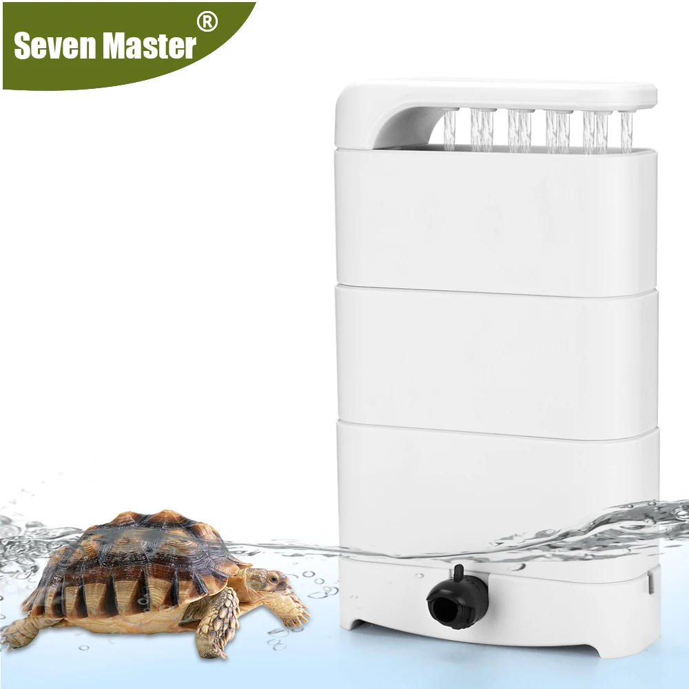 

Quiet Water Pump Turtle Tank Low Water Level Clean Cycle 15W Bottom Filter for Tortoise Aquatic Reptiles 220V