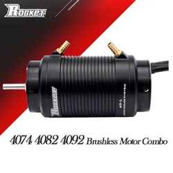 Rocket 4074 4082 4092 1900KV 1600KV 1520KV 1250KV 2250KV 1700KV Brushless Motor Water Cooling Jacket for 1000mm(or Above) RC Car