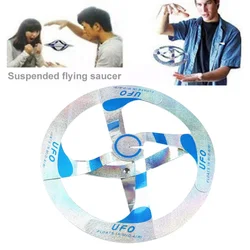 UFO Floating Fly Magic tricks Mystery Mid Air Fly Saucer Diy UFO magic Props Outdoor Kids Funny Toy Gift Close Up Stage Magic