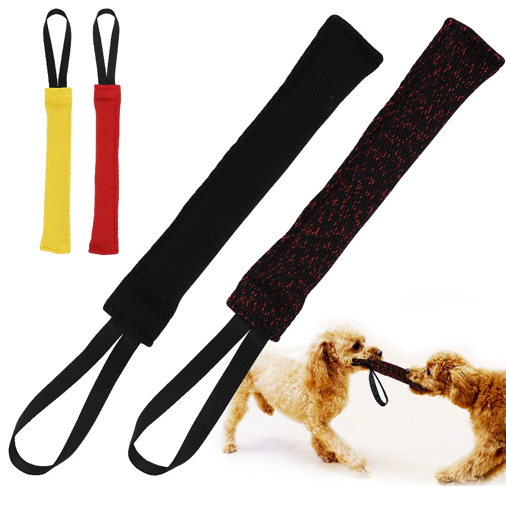 Durable Dog Bite Tug Interactive Dogs Chew Toy Pet Training Tool Stick Small Large Dogs Biting Playing Chewing For Rottweiler