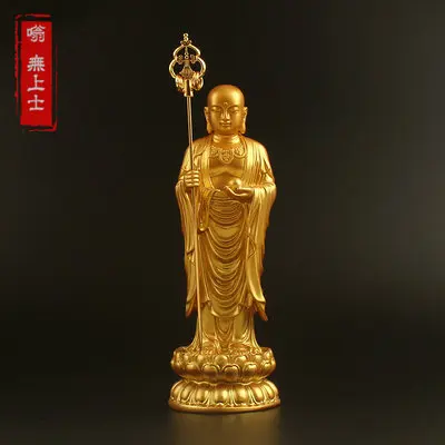 

Ksitigarbha Bodhisattva, гора Jiuhua, Золотая кситигарбха Бодхисаттва, украшения ручной работы из смолы маленького Будды