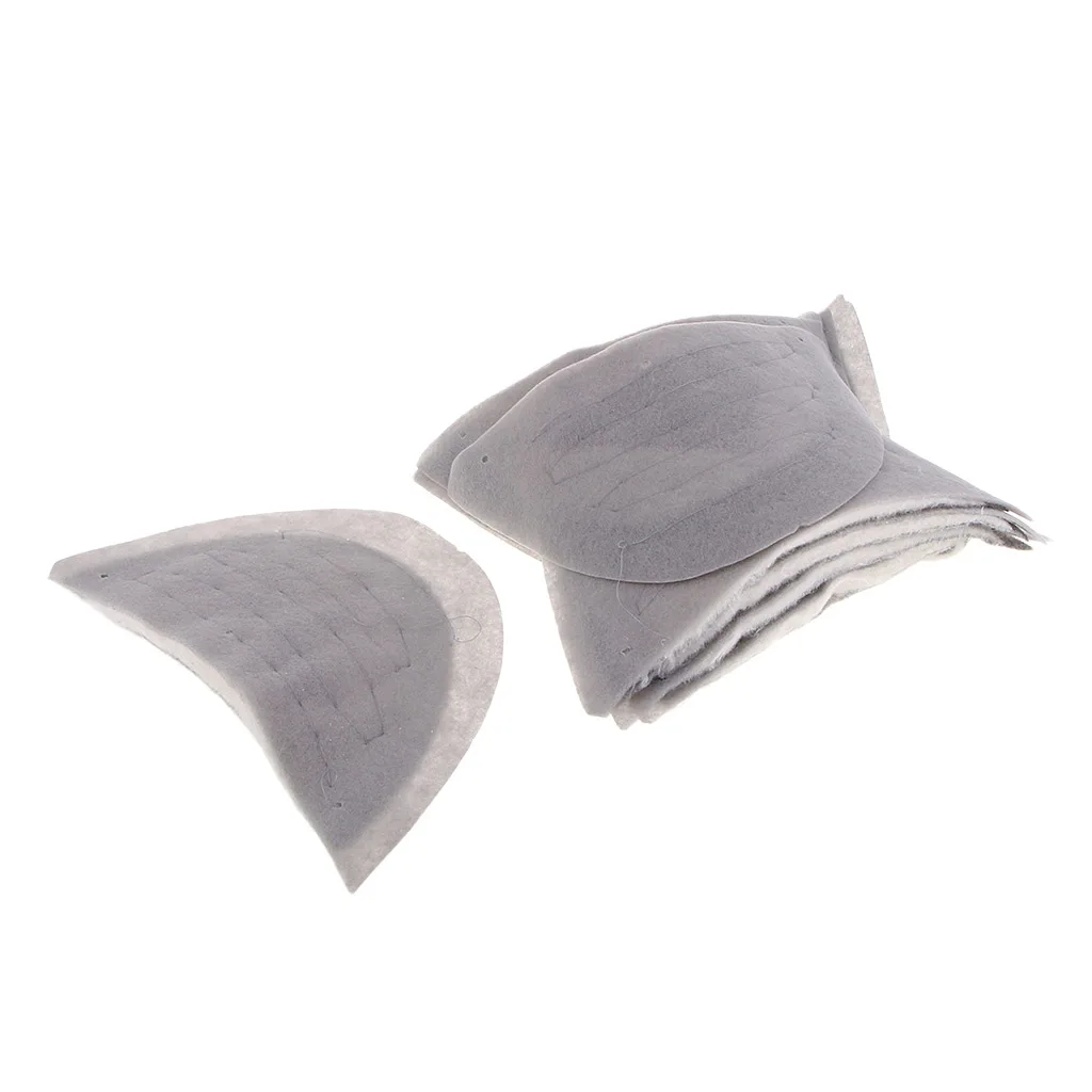 5 Pairs Cotton Shoulder Pads Clothes Sewing Accessories Shoulder Lining Sewing Shoulder Pads Sponge Thin Shoulder Pad