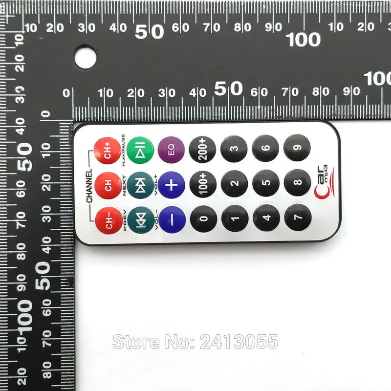 Mini télécommande infrarouge pour voiture, télécommande MCU, télécommande MP3 et MP4, 21 touches