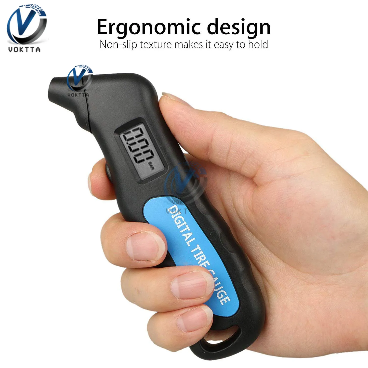 TH805 Digital Car Tire Air Pressure Gauge Meter Manometer Barometers Tester LCD Digital Display For Car tools Motorcycle Test