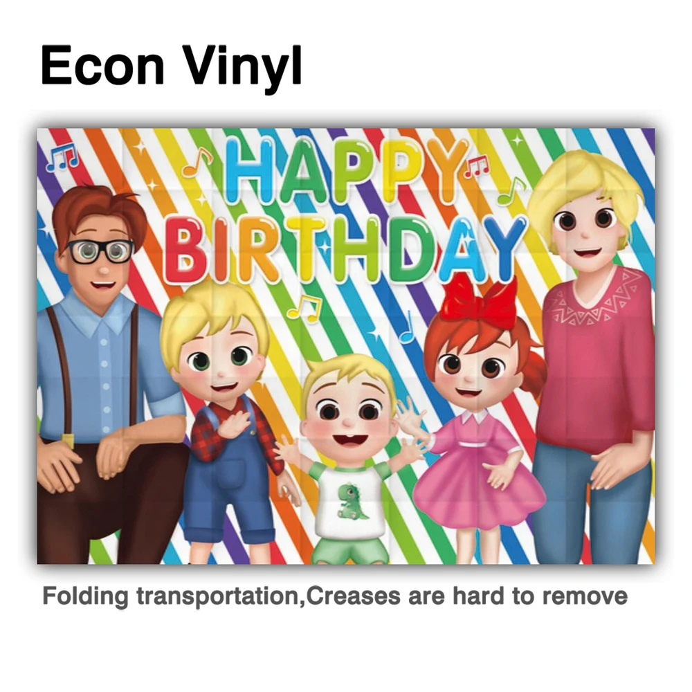 Funnytree การ์ตูน Rainbow ครอบครัววันเกิดเด็กผู้หญิงเด็กทารกฝักบัวปาร์ตี้ซัพพลายตกแต่งที่กำหนดเองการถ่ายภาพพื้นหลัง