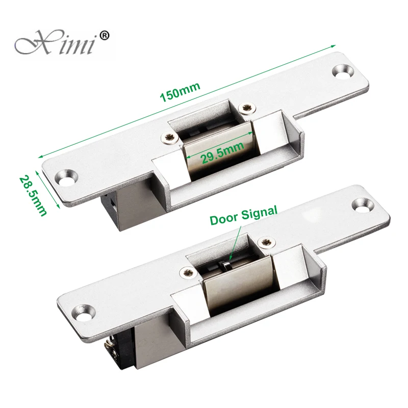 DC12V Stainless Steel Electric Strike Lock With Door Signal YS-130 Fail-Secure Fail-Safe Access Control System Narrow Door Lock