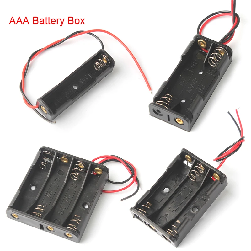 

Новинка чехол для внешнего аккумулятора AAA s 1X 2X 3X 4X AAA чехол для хранения 1 2 3 4 слота AAA