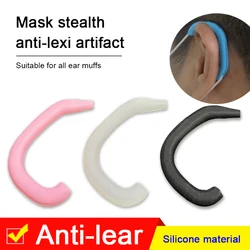 1/2Pair Silicone Anti Pain Earmuffs Protector Soft Protective Ears Mask Rope Cover Band Earloop Buckle Mask Accessories