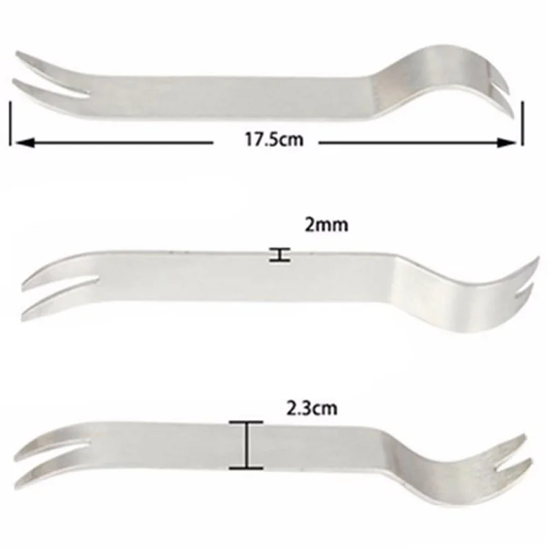 1 шт., набор инструментов для удаления автомобиля, Обрезной дверной зажим, панель, тире, аудио радио, интерьер, металл
