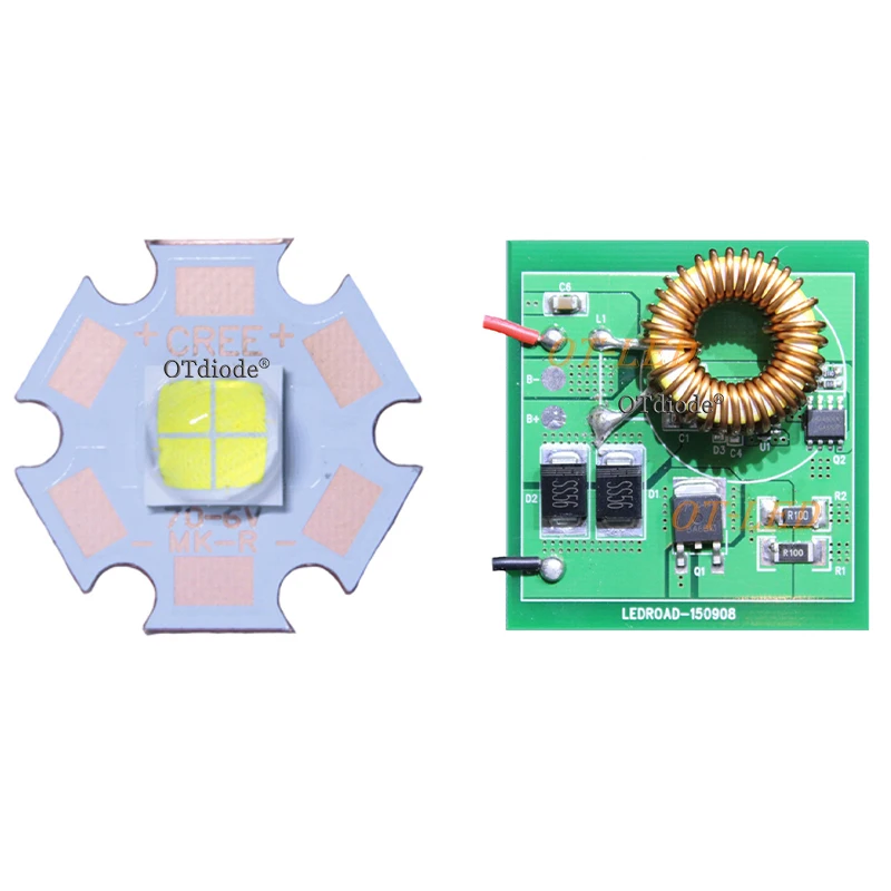 1 Set Original  XHP70 XHP70.2 6V Cool White Neutral White Warm White High Power LED Emitter 22mm/26mm 1 Mode or 5 Modes Driver