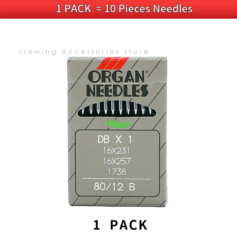 10 PCS DBX1 ORGAN Sewing Machine Needles For Industrial Lockstitch Japan Sewing Accessories DB*1 16x231 Knitting JUKI BROTHER