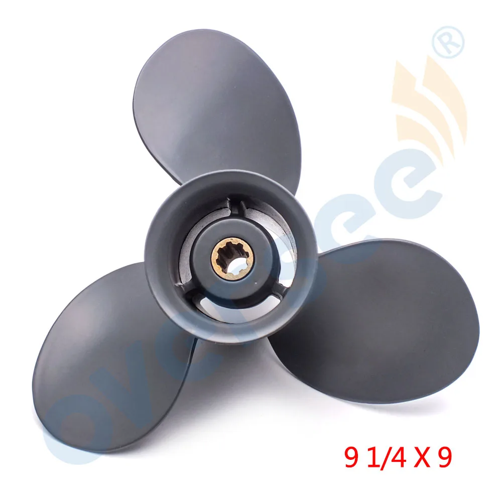 

OVERSEE Boat Motor 58130-ZV4-009AH Aluminum Propeller For Honda 25-30HP Outboard Engine