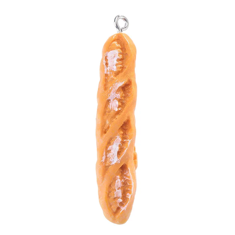 Sansango 10Pcs Cute Mini Resin Hamburger Sandwich Charms Pendants for Diy Earrings Key Chains Fashion Jewelry Making - view 6