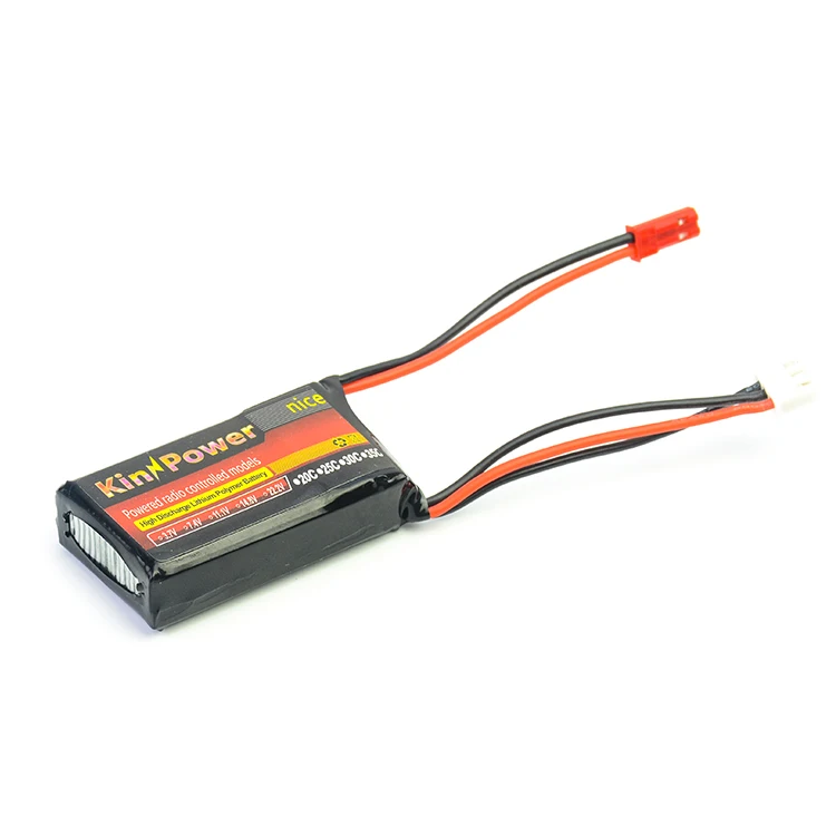 FS-GT5 remote control gun control dedicated lithium battery control power 2S 7.4V 1000MAH milliampere 8C