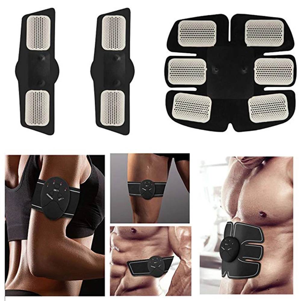 50PCS EMS Gel Pads Replacement Pads ABS Abdominal Stimulator Accessories Ab Trainer Muscle Toner Toning Belt Gel Sheets