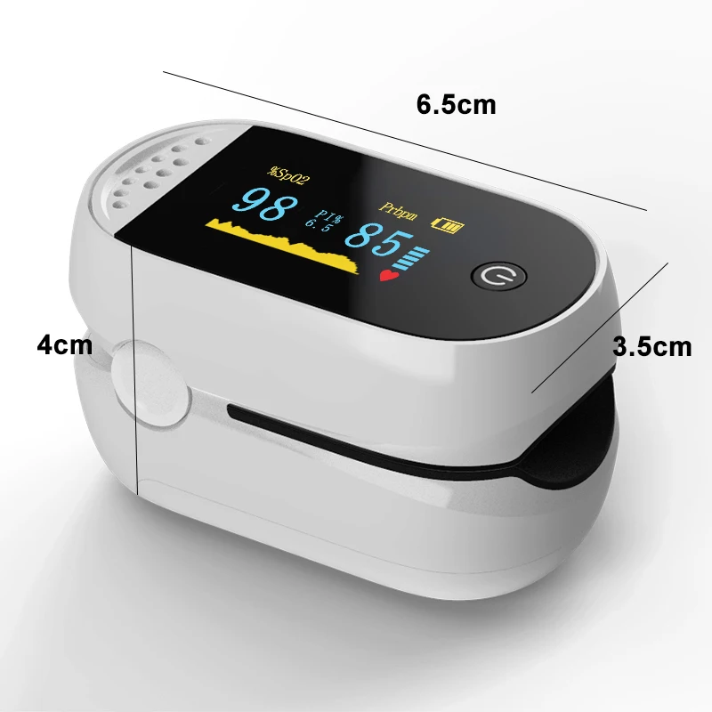 Finger Pulse Oximeter Clip Fingertip Oximetro Medical Portable Digital Heart Rate Sp02 Monitor Blood Oxygen Saturation Meter
