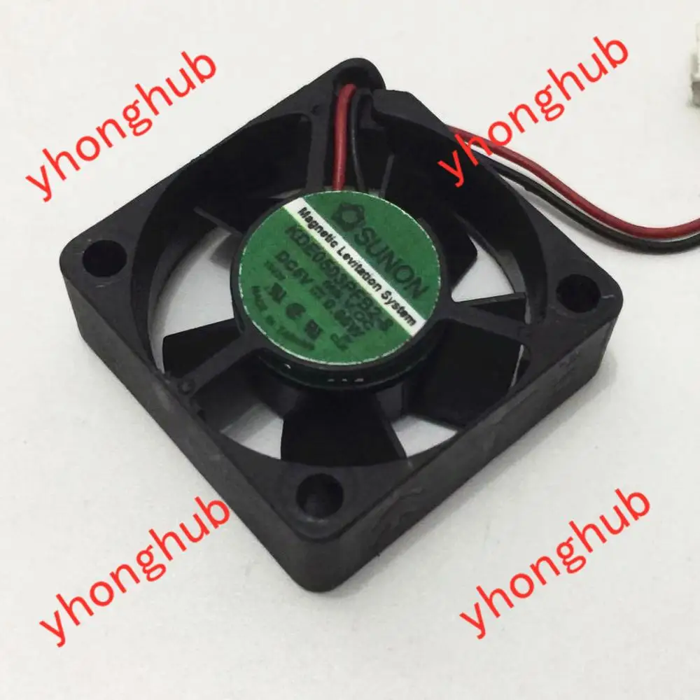 SUNON KDE0503PFB2-8 MS.V.OC DC 5V 0.65W 30x30x10mm Server Cooling Fan