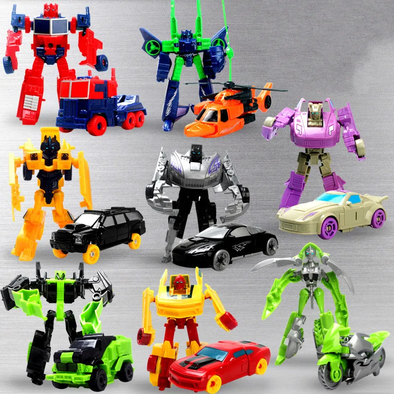 Transformation Robot Car Kit Deformation Robot Action Figures Toy for Boy Vehicle Model Kids Gift Boy Toy