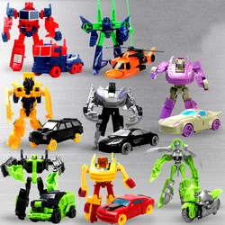 Transformation Robot Car Kit Deformation Robot Action Figures Toy for Boy Vehicle Model Kids Gift Boy Toy