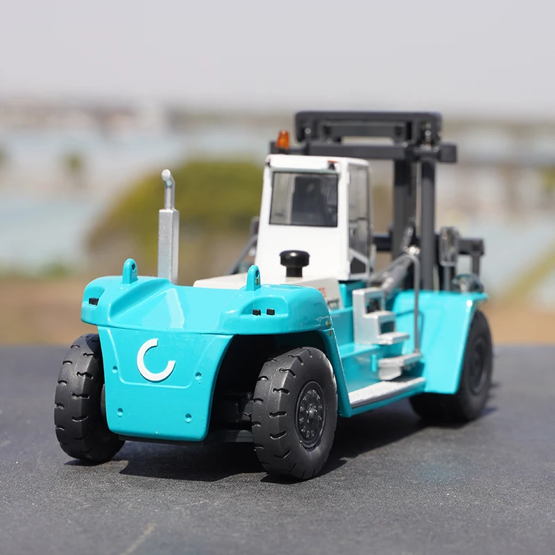 Diecast 1:50 Scale Konecranes Heavy Forklift Truck Model Metal Toy Scene Vehicle for Collection Gift Collectible Souvenir Show