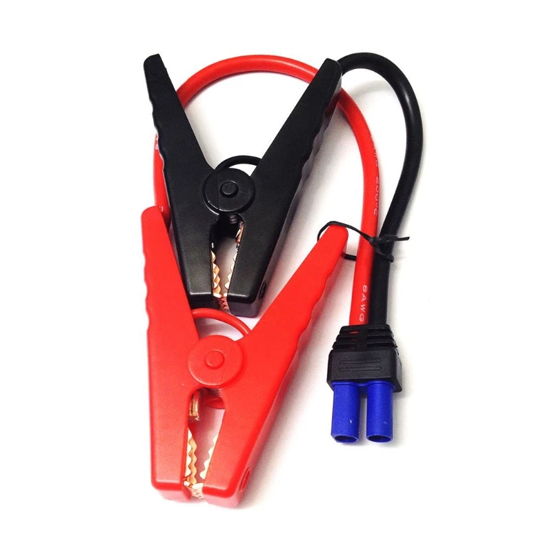 EC5 Car Jumper Cable Alligator Clips to EC5 Connector for 12V Portable Emergency Battery Car Jump Starter Booster