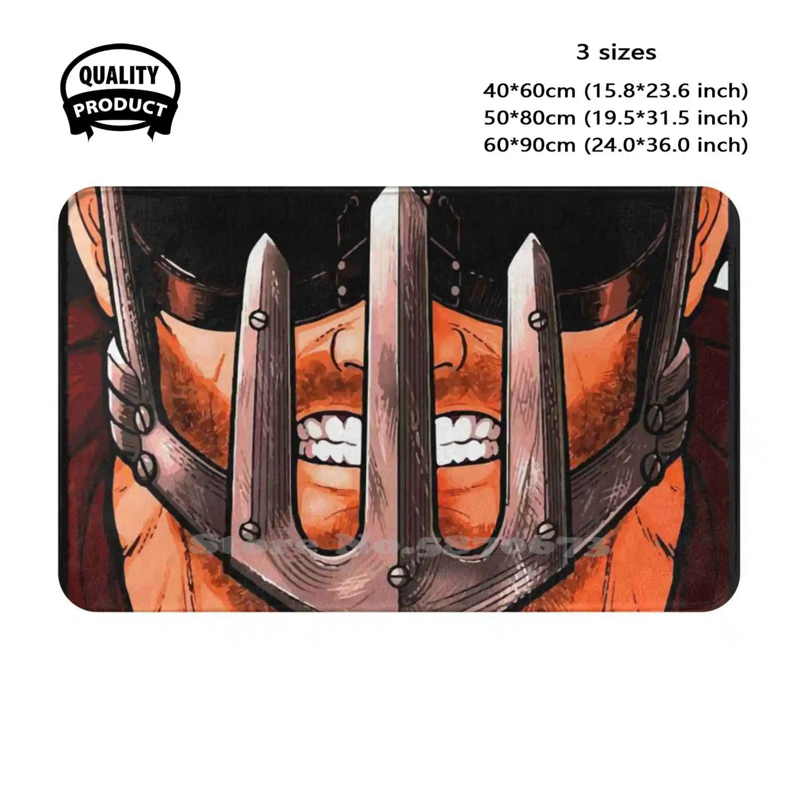 Jail Mask Soft Cushion Home Carpet Door Mat Car Rug Madmax Post Apocalyptic Lord Humungus Immortan Joe The Road Warrior Gamer