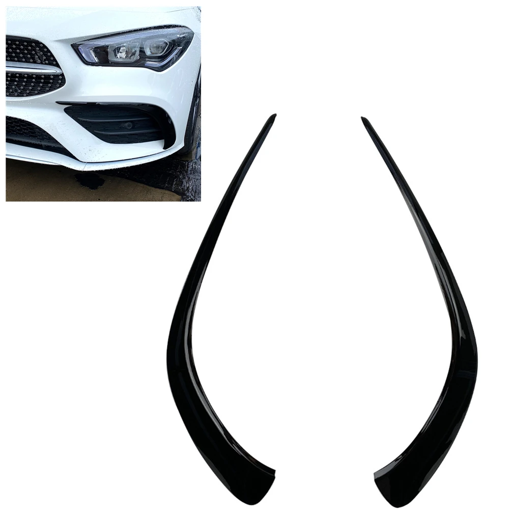 Front Bumper Side Air Vent Trim For Mercedes Benz CLA Class C118 X118 2019-2022 CLA200 CLA260 Fog Light Intake Hood Frame Canard