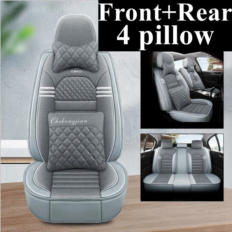 

Front+Rear Car Seat Cover Set for Volkswagen Passat b5 b6 b7 b8 Polo Touareg Golf 4 5 6 7 Bora Candy Magotan Sagitar Sportsvan